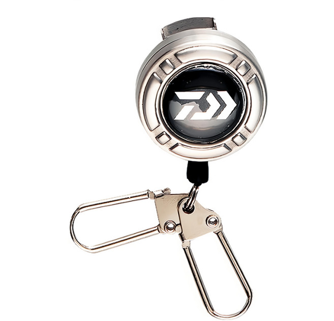 DAIWA 大和 REEL R 伸縮扣子線夾, 黑, 1個
