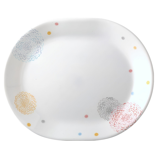 Corelle Brands 康寧餐具 繽紛美夢 腰子盤, 白色, 1個
