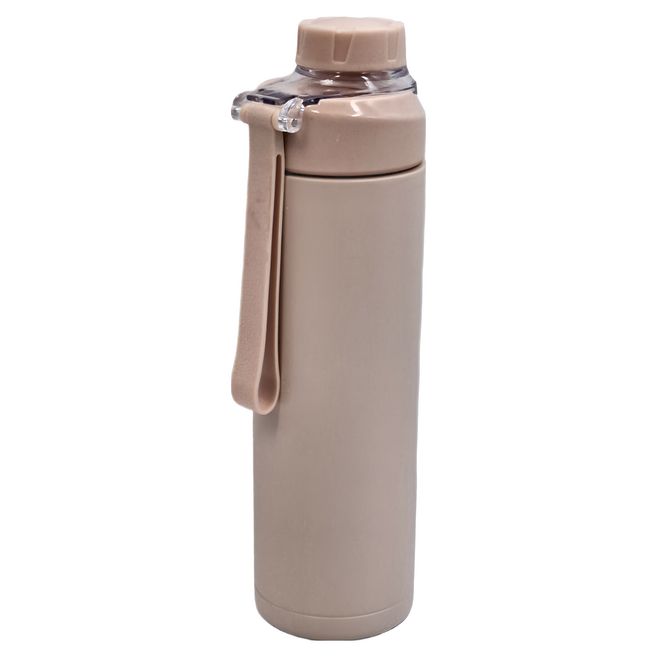 樂司廚品 帶勁運動保溫瓶 K0355M, 1個, 650ml, 奶茶棕
