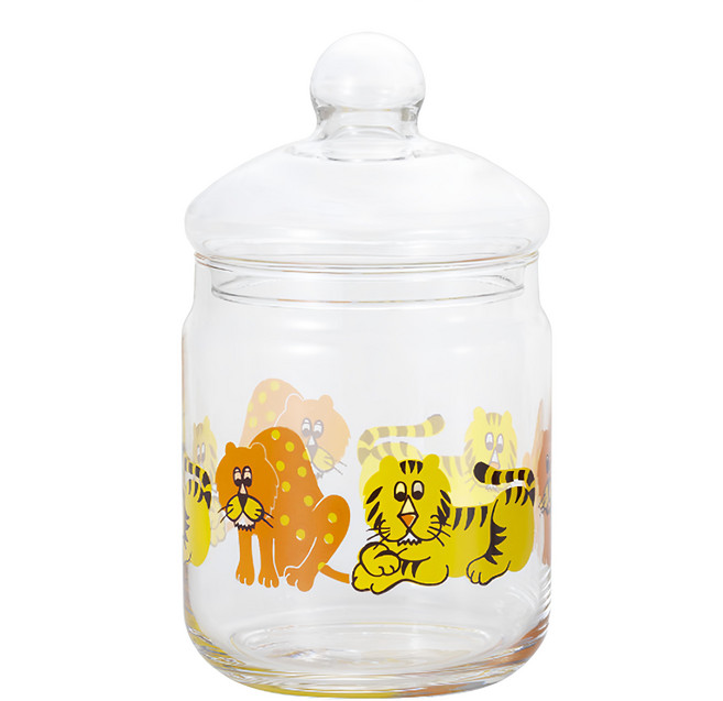 ADERIA 昭和糖果罐 大 小老虎, 680ml, 1個