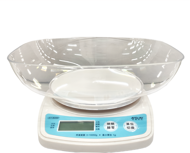 Dr.AV 聖岡科技 巨無霸秤碗萬用電子秤 秤量範圍3-10050g 最小單位1g, XT-B200, 1台