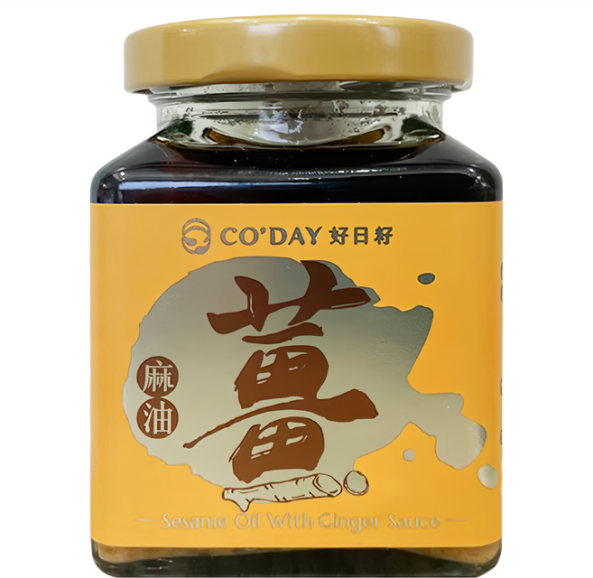 CO'DAY 好日籽 麻油薑泥 全素, 170g, 1瓶