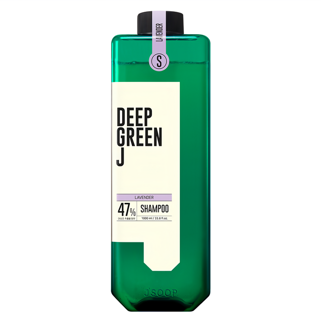 J'SOOP Deep Green J 弱酸性香氛洗髮精 French Lavender, 1L, 1瓶