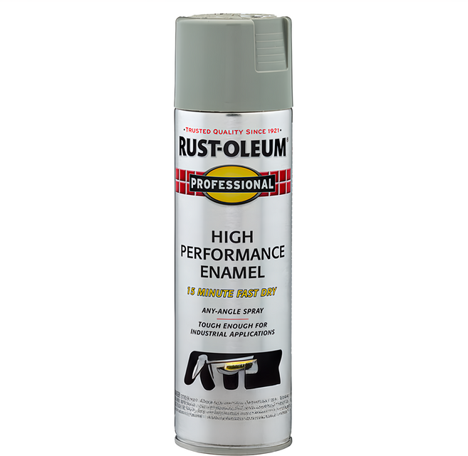 RUST-OLEUM 樂立恩 專業級強力噴漆, 白鐵色, 397g, 1罐