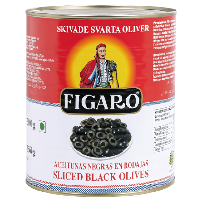 FIGARO 裴加羅 黑橄欖片, 3000g, 1罐
