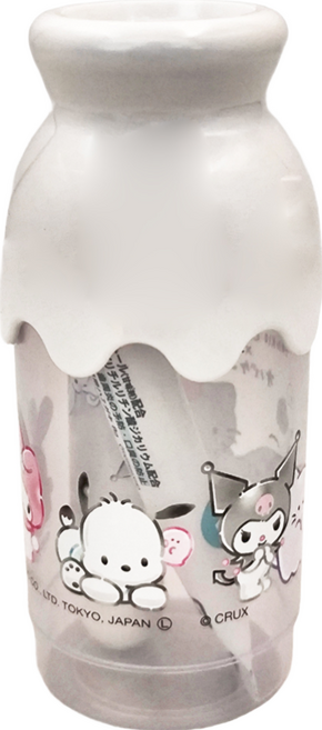 CRUX 口杯組 杯子 + 牙刷 + 牙膏 11 x 4.3 x 3 .6cm, 白色 + 透明色, 1組