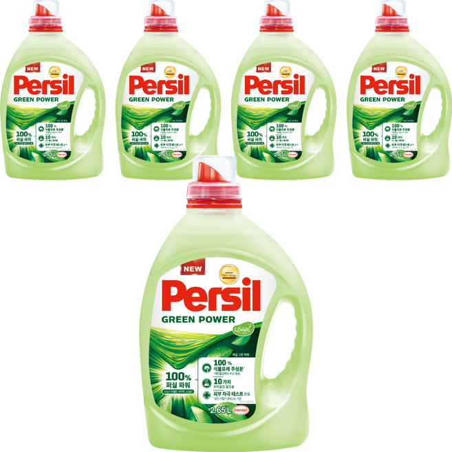 Persil 寶瀅 韓國原裝進口 綠力潔淨洗衣精 一般洗衣機專用, 2.65L, 5桶