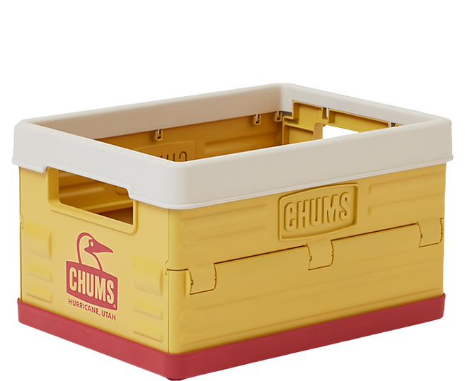 CHUMS Camper Folding Container 收納箱, 黃色, 1個