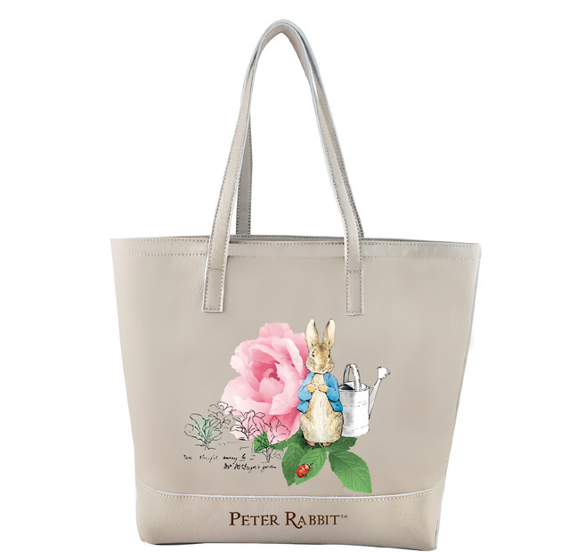 Peter Rabbit 比得兔肩背包 bgc404 輕巧設計 方便攜帶日常用品, 玫瑰花, 1入