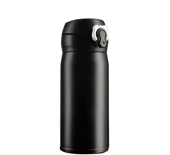 FRANCASINO 弗南希諾 彈跳真空保溫瓶 WY-320B, 黑色, 320ml, 1個