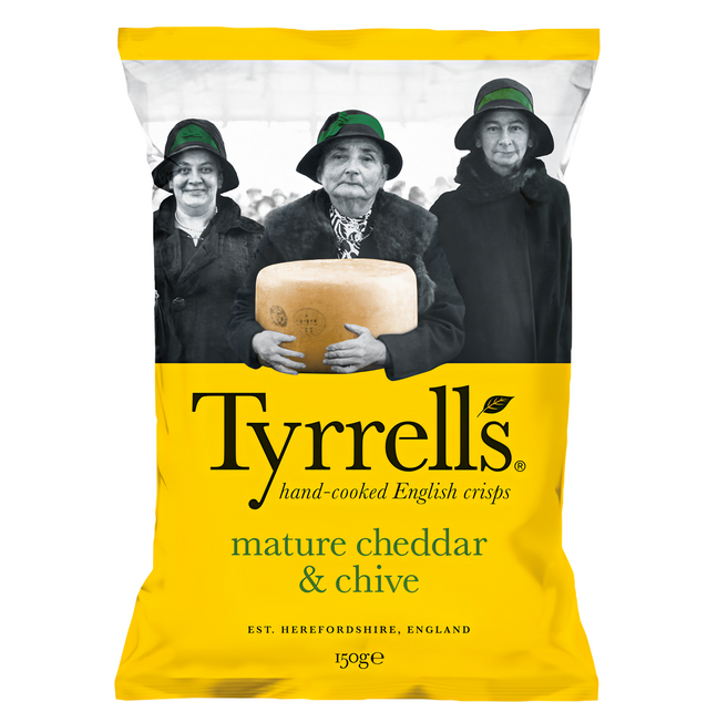 Tyrrells 泰勒思 英國洋芋片 巧達起司, 150g, 1包