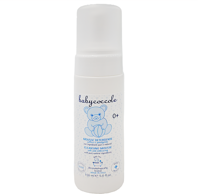 babycoccole 寶貝可可麗 水潤潔膚慕絲, 150ml, 1瓶