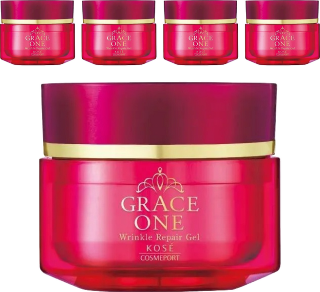 KOSE 高絲 CoenRich Q10 活齡 台灣公司貨 GRACE1 極上活妍 特濃彈力保濕凝霜EX, 100g, 5罐