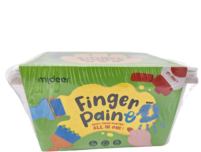 mideer 可洗式手指顏料 + 工具套組 3歲以上, 12