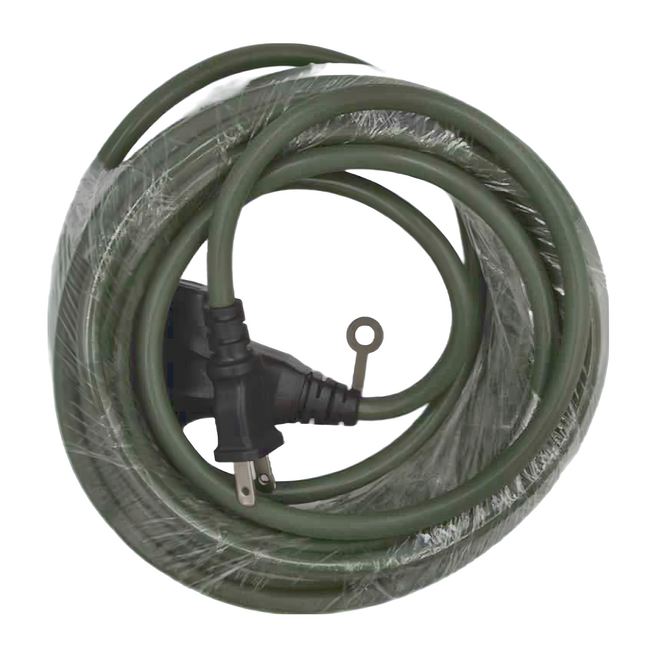 ADAMOUTDOOR 戶外延長動力線 ADPW-EC10M(G), 10m, 綠色, 1條