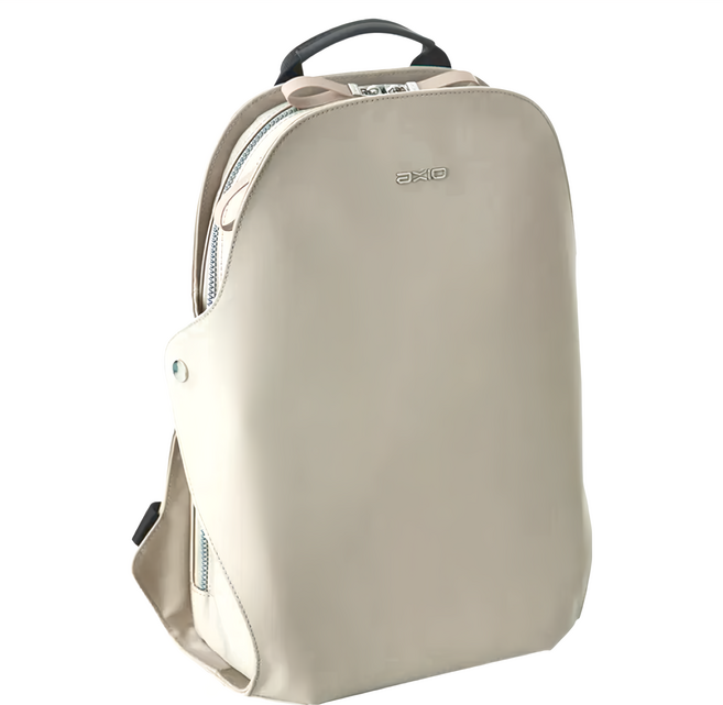 axio Shell Backpack 經典手作頂級貝殼包, 克拉米色