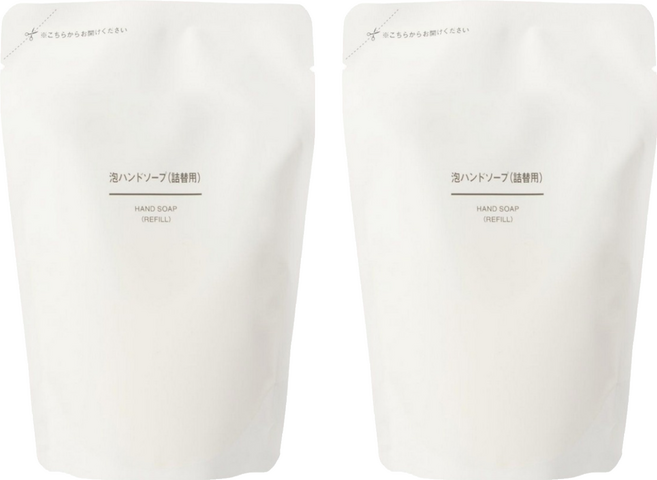MUJI 無印良品 泡沫洗手乳補充包, 230ml, 2包