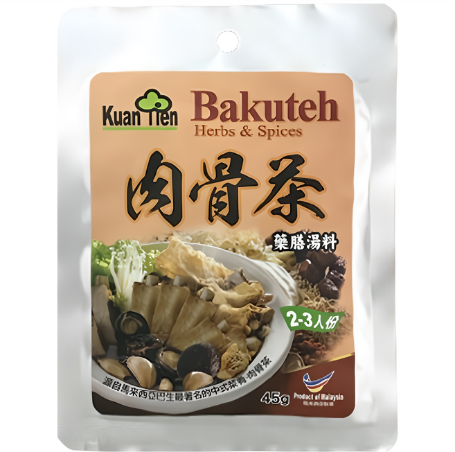 譽方媽媽 肉骨茶藥膳湯料, 45g, 1包
