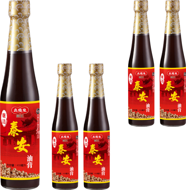 高慶泉 泰安醬油膏, 410ml, 5瓶