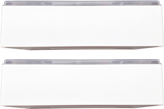 SHUTER 樹德 潘朵拉收納盒 + 上蓋 CTB-3215L 325 x 154 x 134.6mm, 白色, 2個