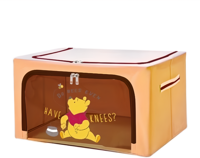 Disney 迪士尼 收納箱 22L, 維尼蜜蜂 黃色, 1個