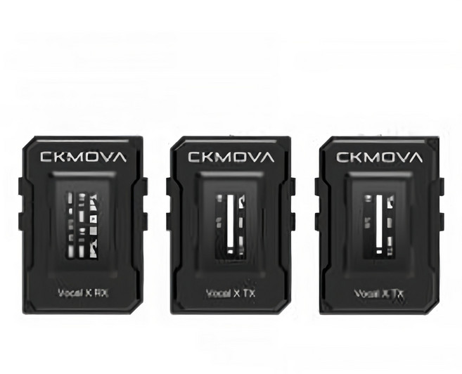 CKMOVA 一對二無線麥克風系统 VOCAL X V2, 黑色