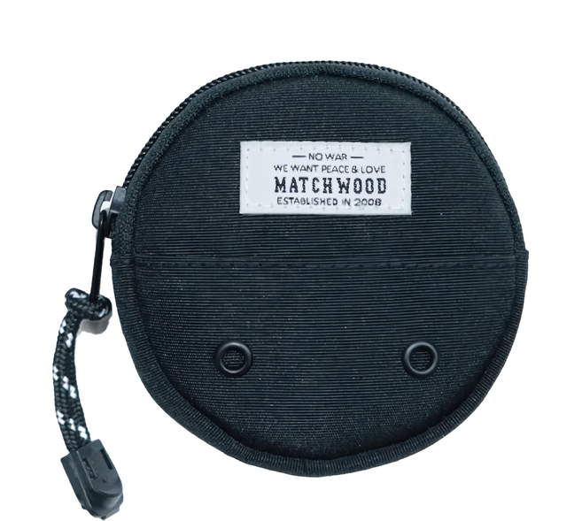 matchwood Donuts 圓形零錢包 白標 MHWDWL006BKWT