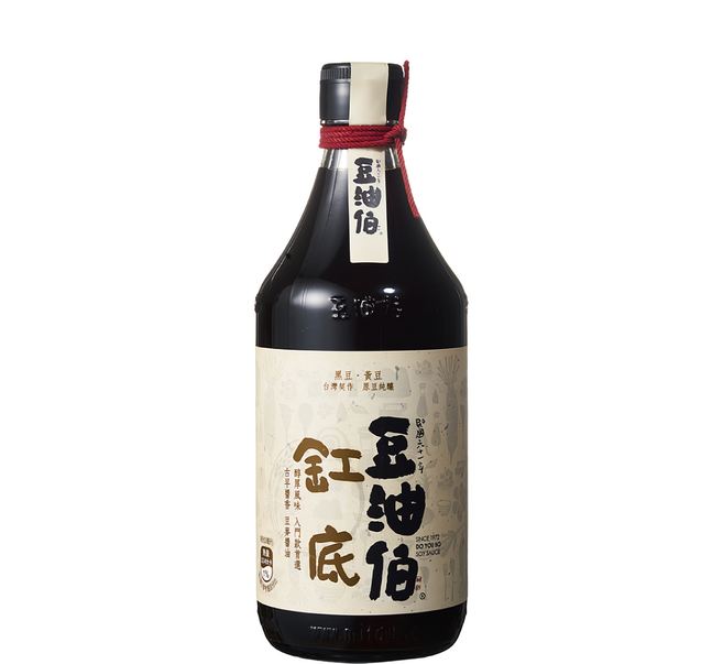 豆油伯 缸底釀造醬油, 500ml, 1瓶