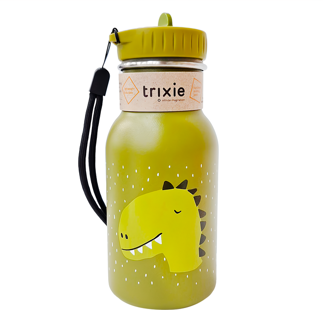 比利時 trixie 動物愛喝水隨身瓶 350ml 威力恐龍 1個
