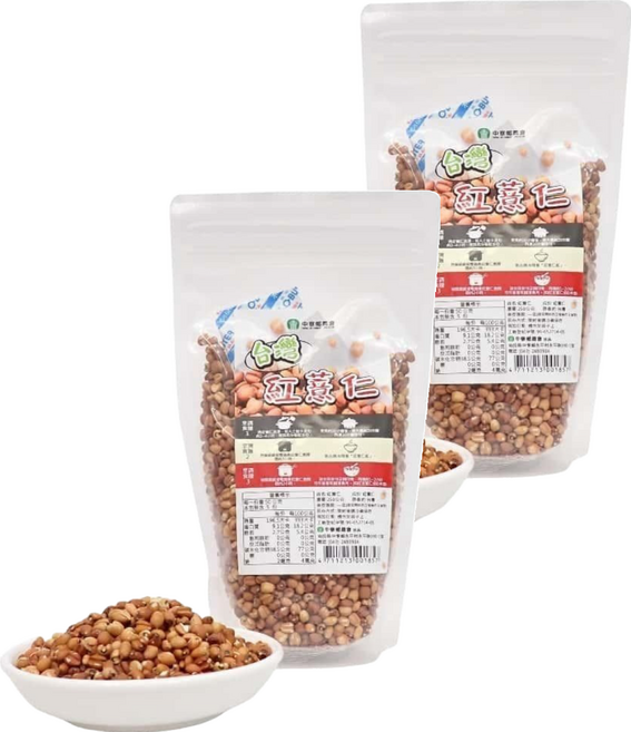 中寮鄉農會 紅薏仁, 250g, 2包