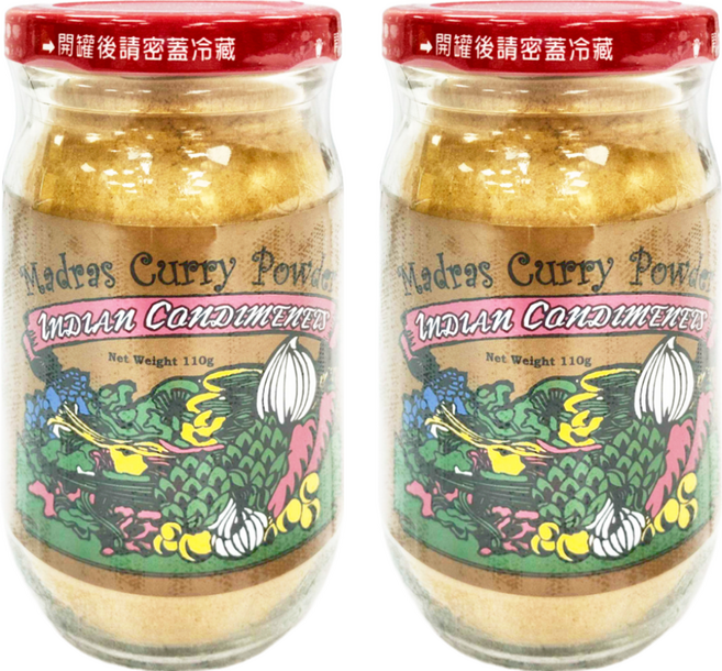 逢國食品 Madras 咖哩粉, 110g, 2罐
