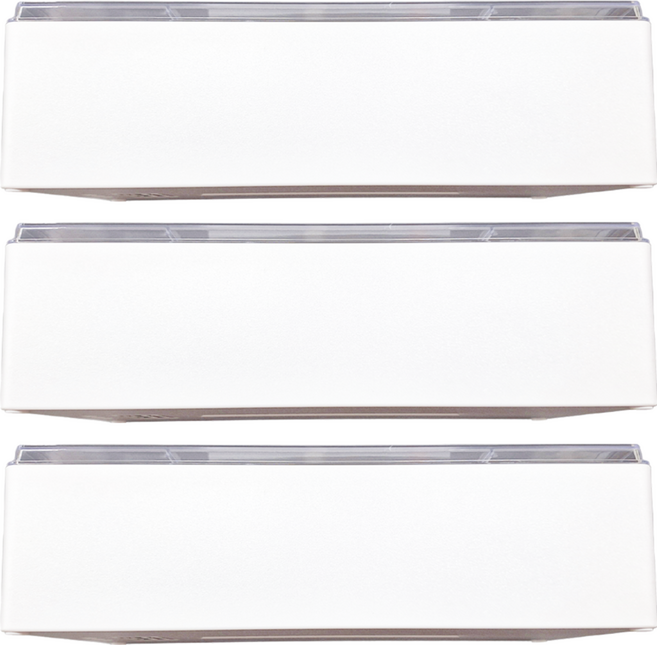 SHUTER 樹德 潘朵拉收納盒 + 上蓋 CTB-3215L 325 x 154 x 134.6mm, 白色, 3個
