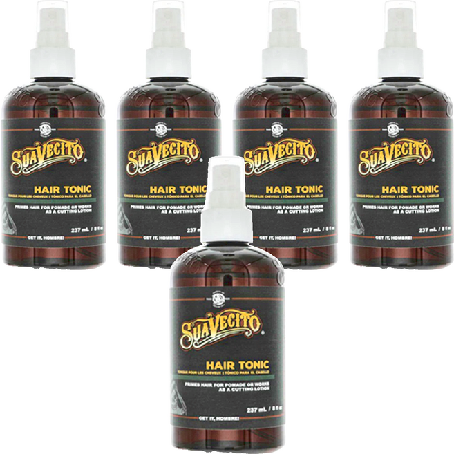 SUAVECITO 骷髏頭 Hair Tonic 定型順髮液, 237ml, 5瓶