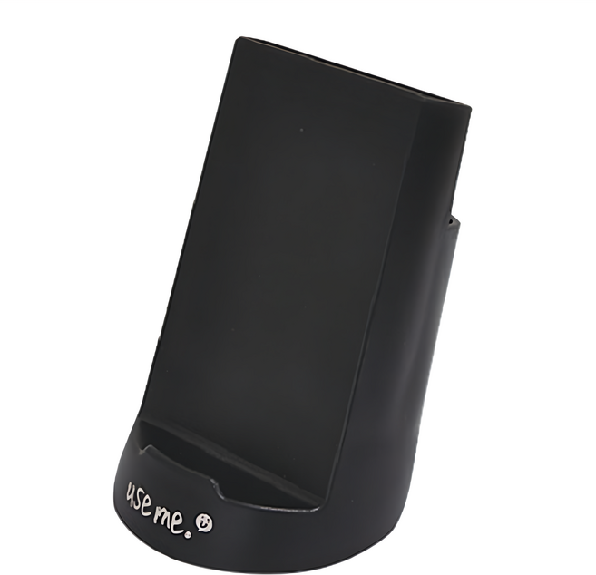 Sunny 三瑩文具 USE ME 2合1手機座筆筒, 黑色, 1個