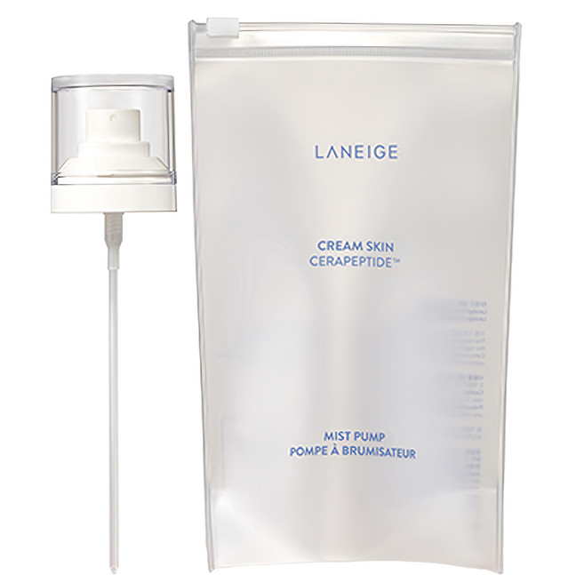 LANEIGE 蘭芝 牛奶水嫩柔滑細膚水噴頭, 1組, 白色