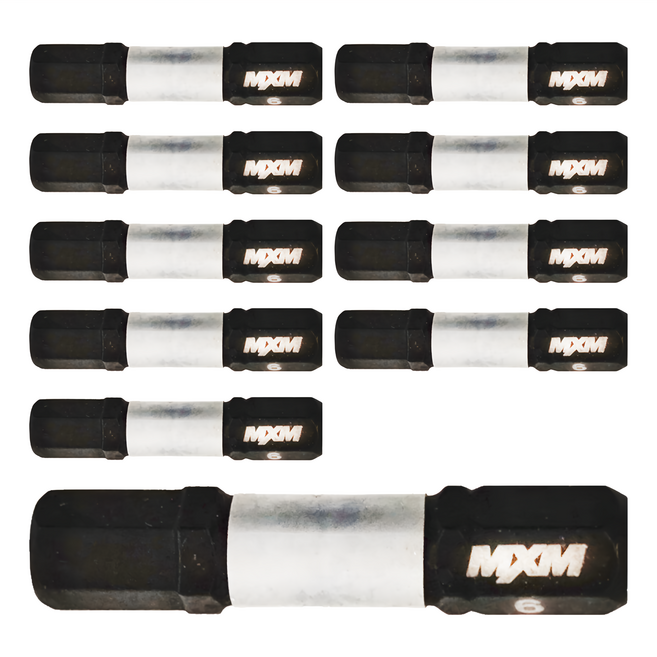 MXM TOOLS 抗衝擊單頭六角型起子頭 MB26043 32 x 6mm, 10支