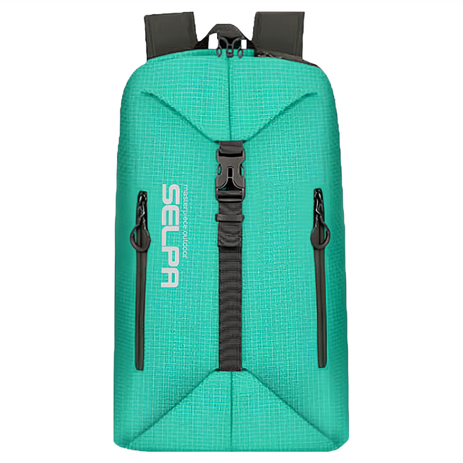 SELPA Deformed backpack 翻轉背包 23L, 藍綠色