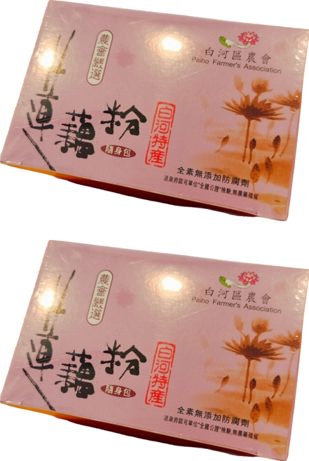 白河區農會 蓮藕粉隨身包 20包, 6g, 2盒