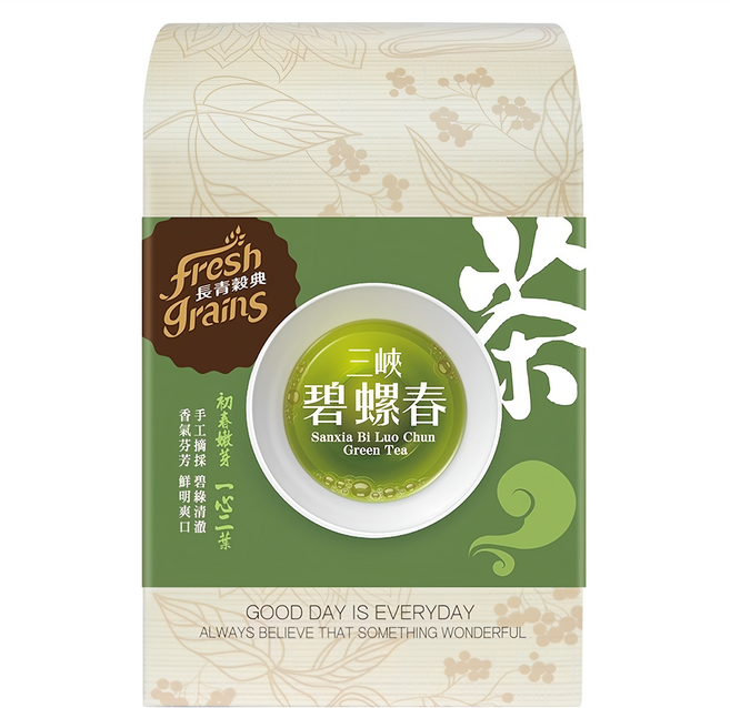 fresh grains 長青穀典 三峽碧螺春, 2g, 10包, 1盒