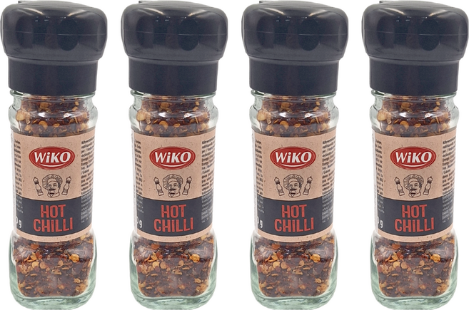 Wiko 辣椒海鹽研磨罐, 50g, 4瓶