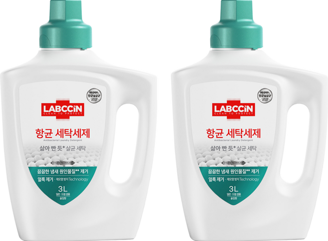 LABCCiN 室內晾衣型洗衣精 松葉香, 3L, 2桶