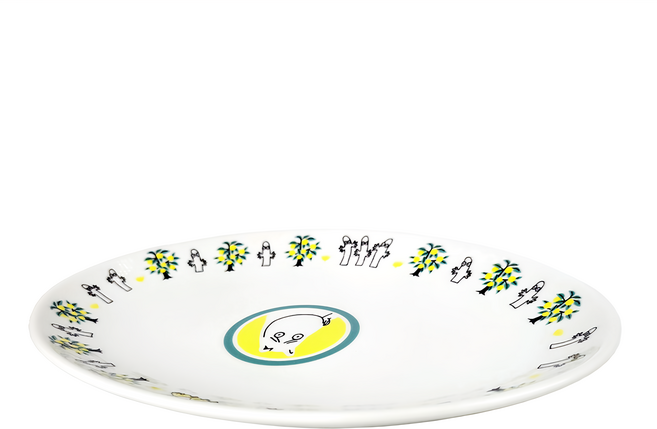 yamaka 山加商店 嚕嚕米 Moomin 陶瓷餃子盤, 1個