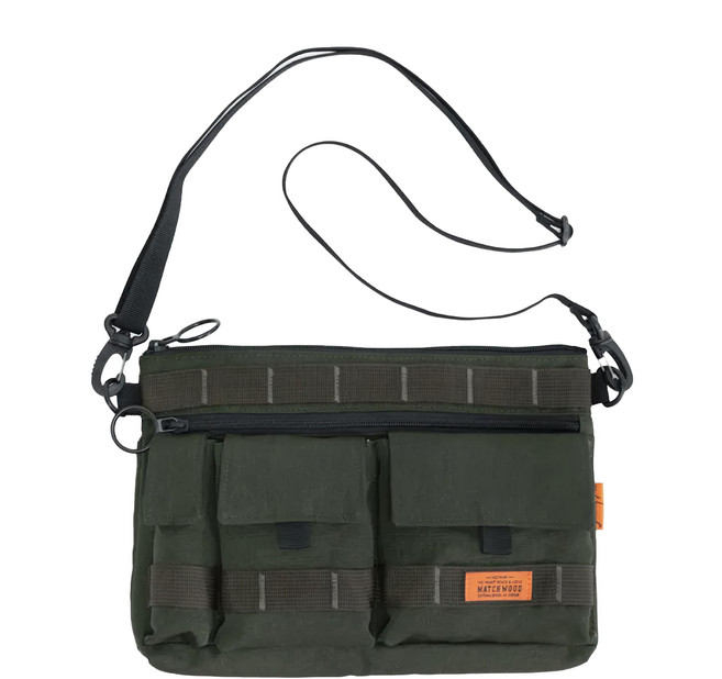 matchwood 三口袋小包 MHWDSP008OL 2.3L, 軍綠色
