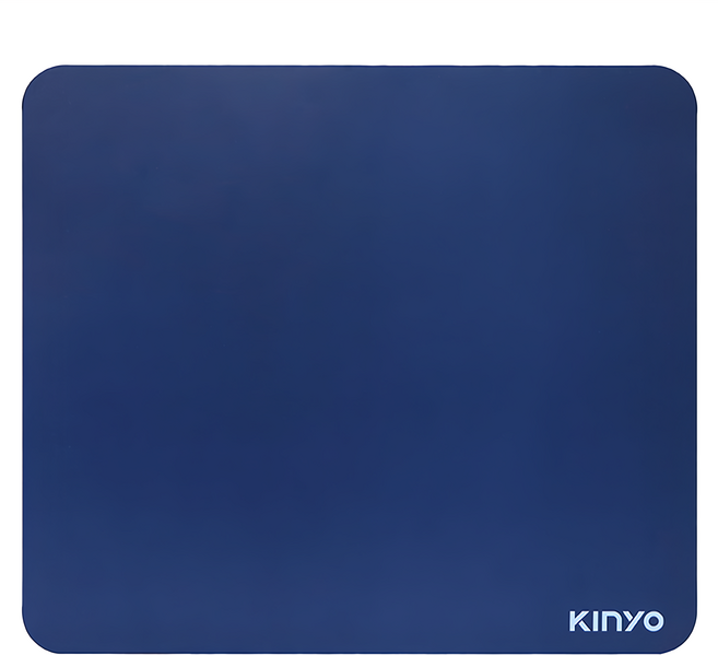 KINYO 光學滑鼠墊 230 x 200 x 3mm 20g, 藍色, 1個