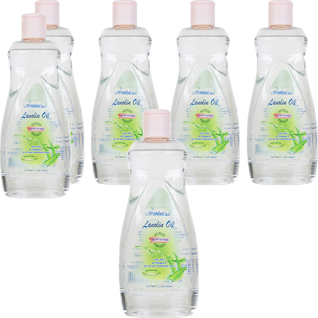 Roudye 柔蝶 綿羊嬰兒油 蘆薈, 600ml, 6瓶