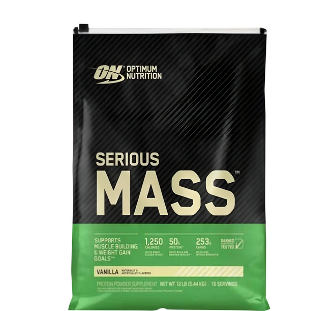 OPTIMUM NUTRITION 歐恩 高熱量乳清蛋白 香草風味, 12lb, 1袋