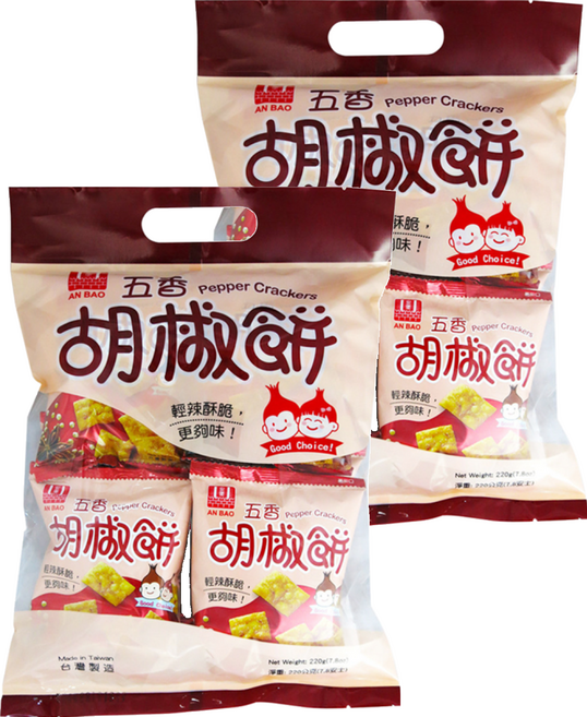 安堡 五香胡椒餅, 220g, 2袋