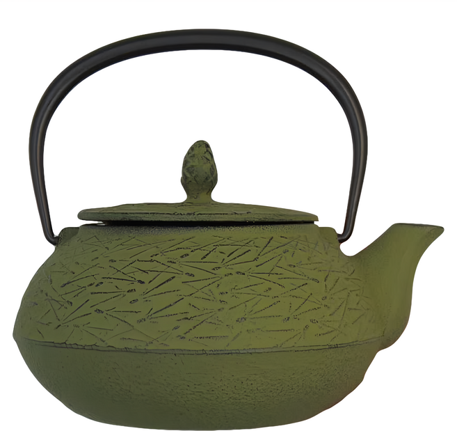 IWACHU 岩鑄 造型多色鑄鐵虎 5型急須附濾網 12425, 松葉, 650ml, 1個