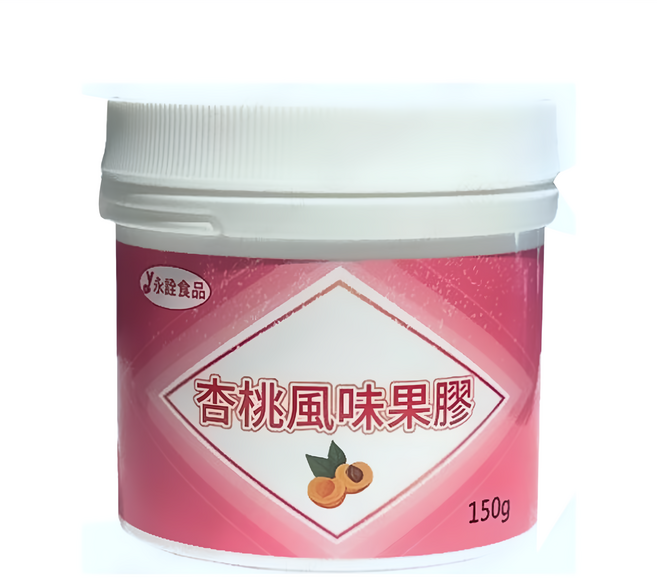 永詮食品 杏桃風味果膠, 150g, 1罐
