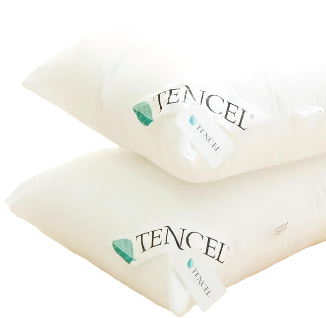 LoveCity 寢城之戀 台灣製 TENCEL天絲 舒柔透氣釋壓枕, 白色, 1個